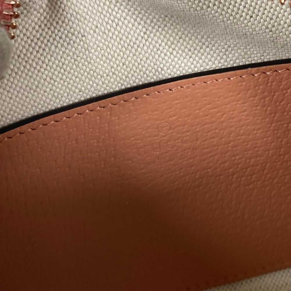 Gucci Shoulder Bag 574493 Canvas / Leather Pink Crossbody Gg Ophidia Women