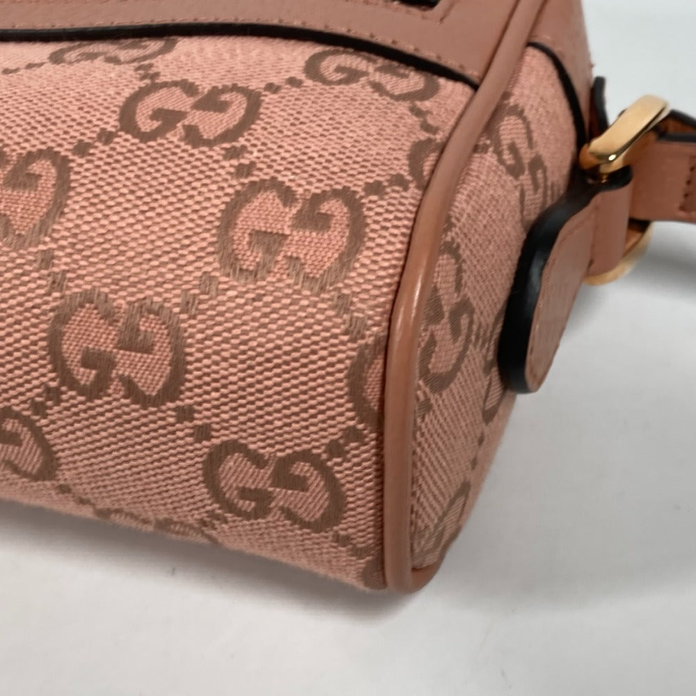 Gucci Shoulder Bag 574493 Canvas / Leather Pink Crossbody Gg Ophidia Women