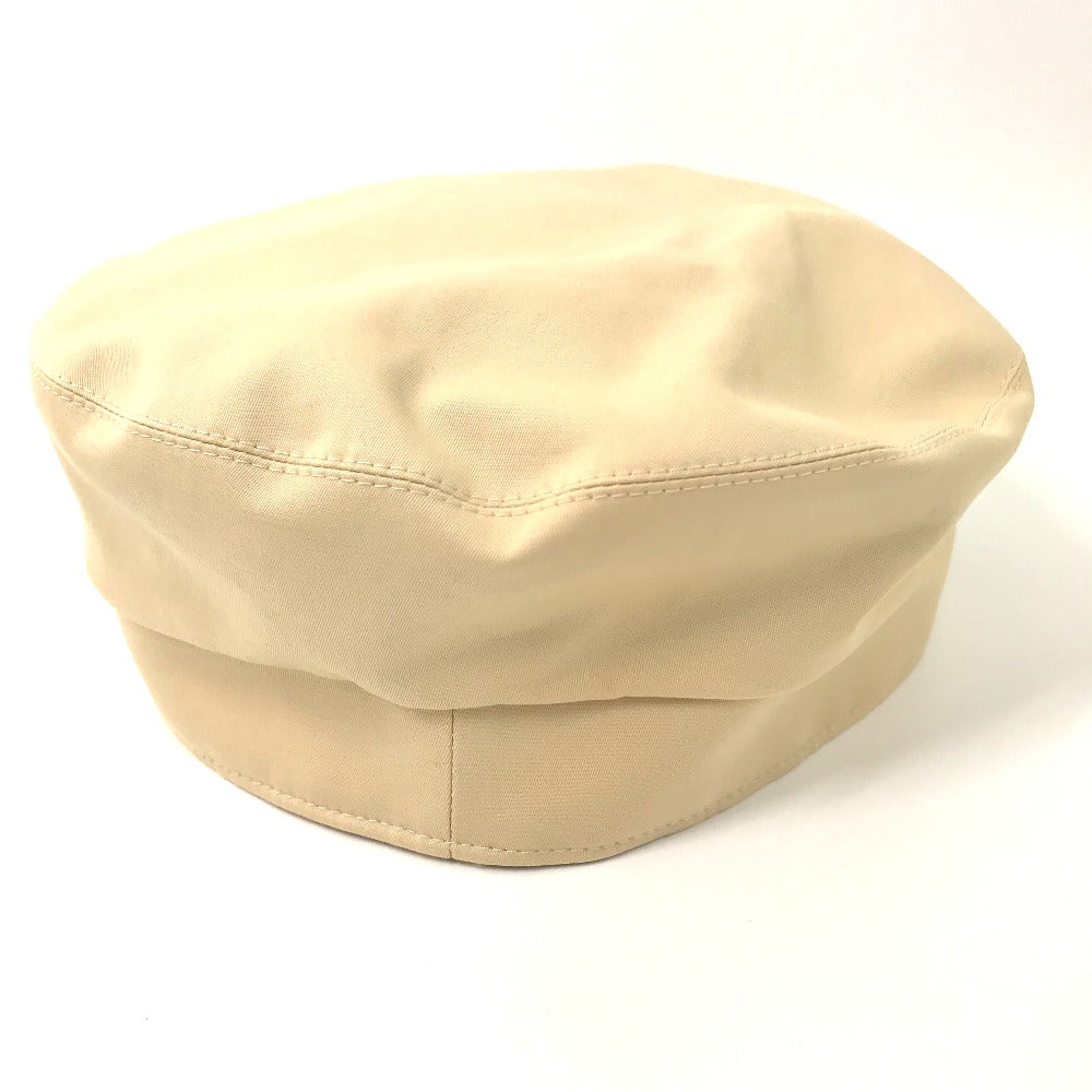 Hermes Casquette Cotton, Polyurethane Beige Type Serie Kabul Crickets Women 57