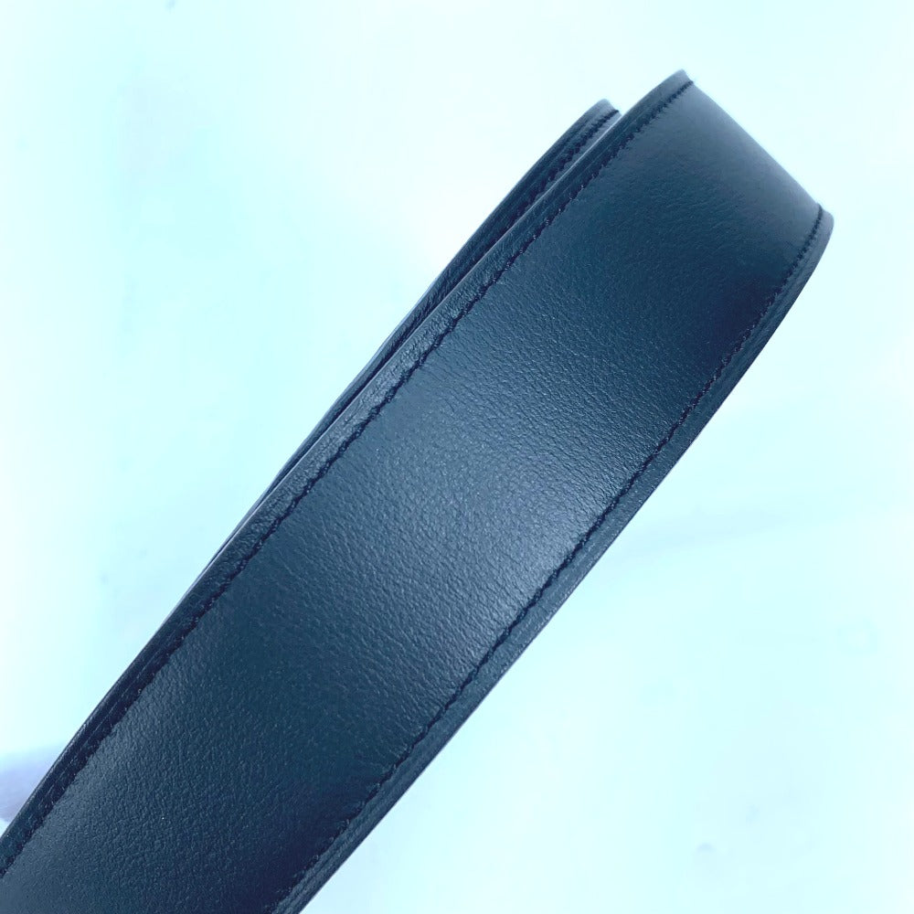 Hermes Belt Boxcalf, Togo Black X Blue H Buckle Tonight Mens 90