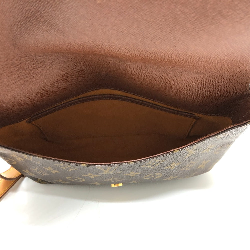 Louis Vuitton Shoulder Bag M51257 Monogram Canvas Brown Monogram Musette Tango Short