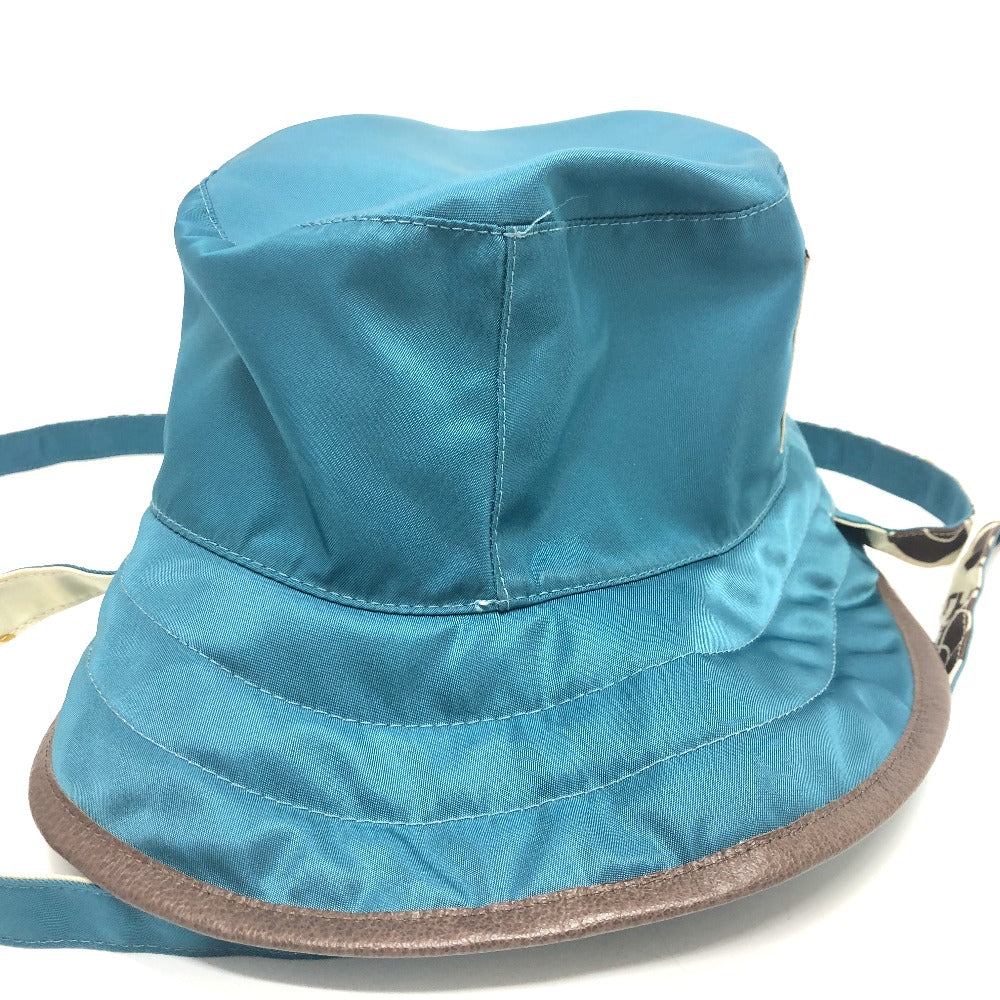 Gucci Hat 652942 Nylon White X Blue Reversible Logo The North Face North Face Collaboration