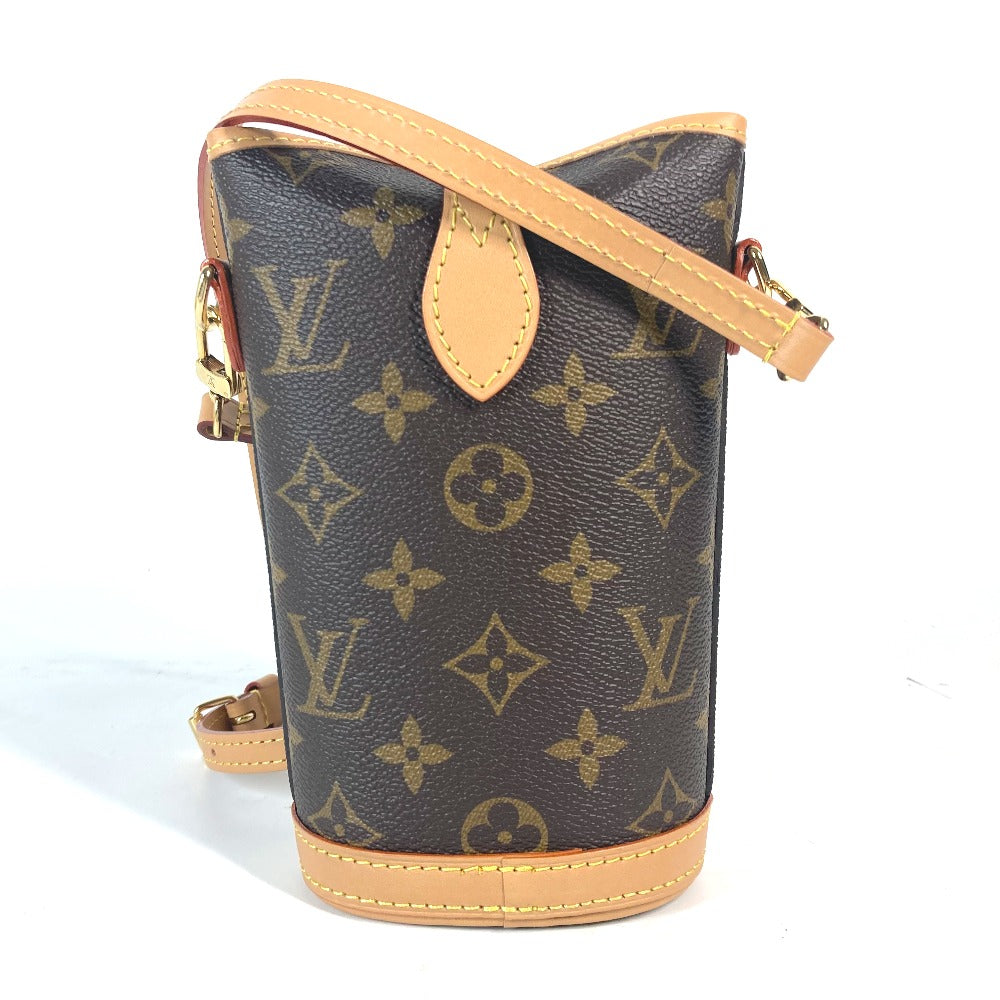 Louis Vuitton Shoulder Bag M80874 Monogram Canvas Brown Monogram Fold Me Pouch