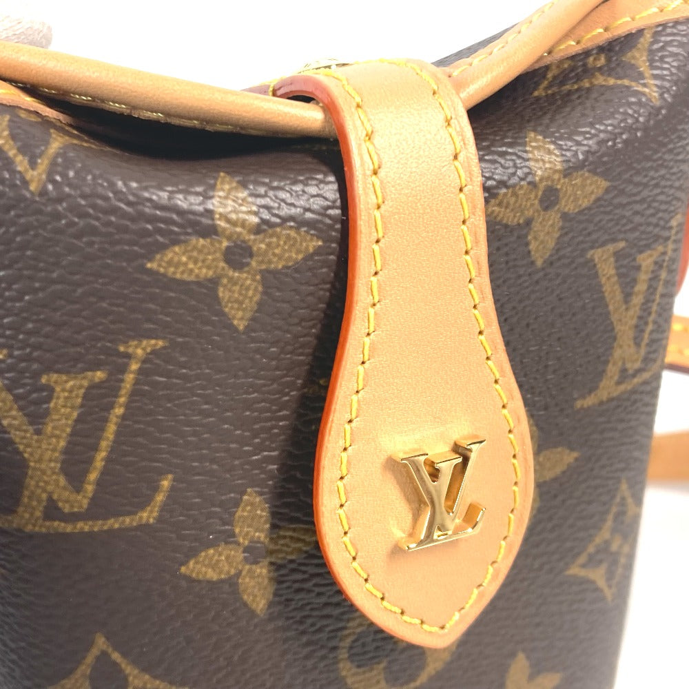 Louis Vuitton Shoulder Bag M80874 Monogram Canvas Brown Monogram Fold Me Pouch