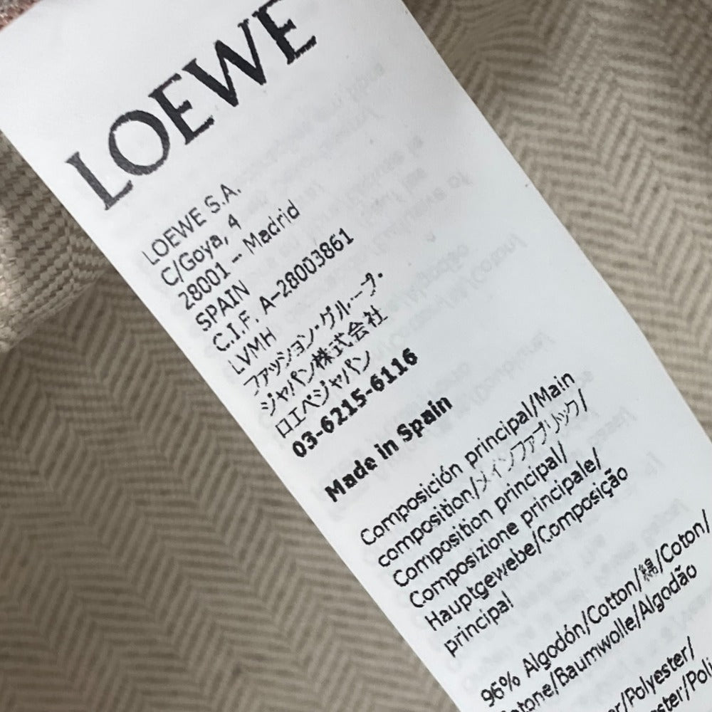 Loewe Hat K820Hb1X41 Cotton, Leather Beige Type Anagram Jacquard Logo Unisex(Unisex) 59