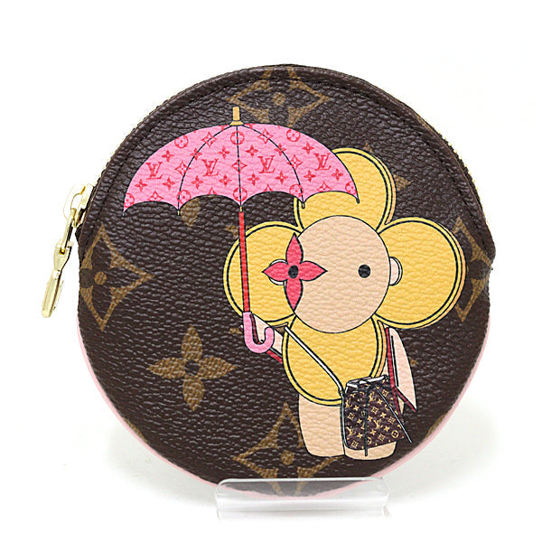 Louis Vuitton Coin Case M69057 Monogram Canvas Brown Portomone Long Vivienne Women