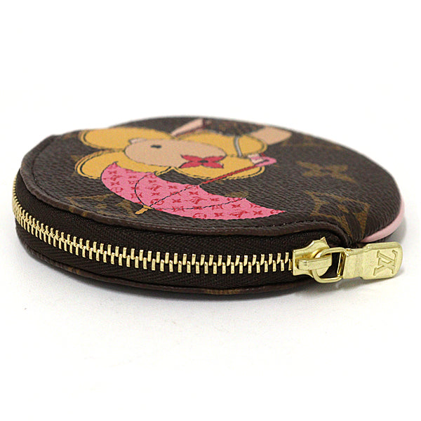 Louis Vuitton Coin Case M69057 Monogram Canvas Brown Portomone Long Vivienne Women