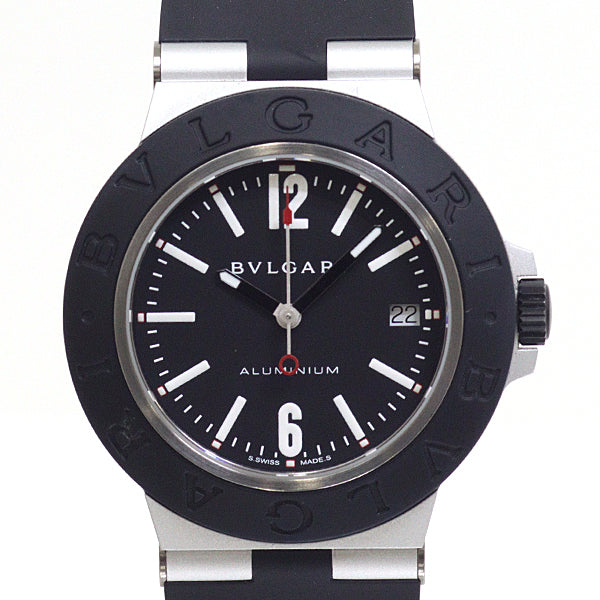 Bvlgari Watches Mechanical Automatic Bb40Batrsnl Aluminum, Rubber Black Aluminium Automatic Black