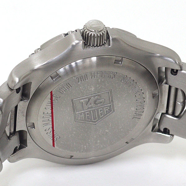 Tag Heuer Watches Quartz Wt1110 Stainless Steel Silver Professional Black Dial