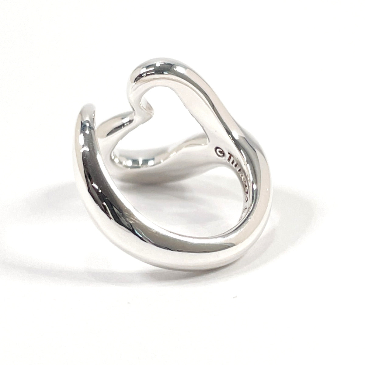 Tiffany&Co. Ring Sterling Silver Silver El Saperetti Open Heart Women