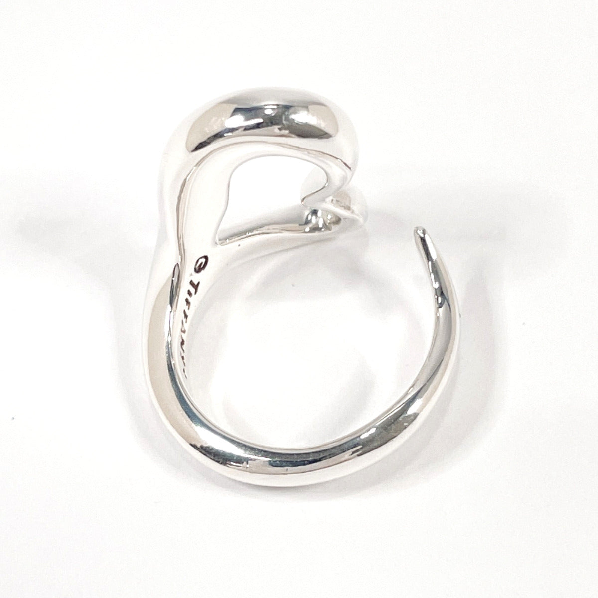 Tiffany&Co. Ring Sterling Silver Silver El Saperetti Open Heart Women