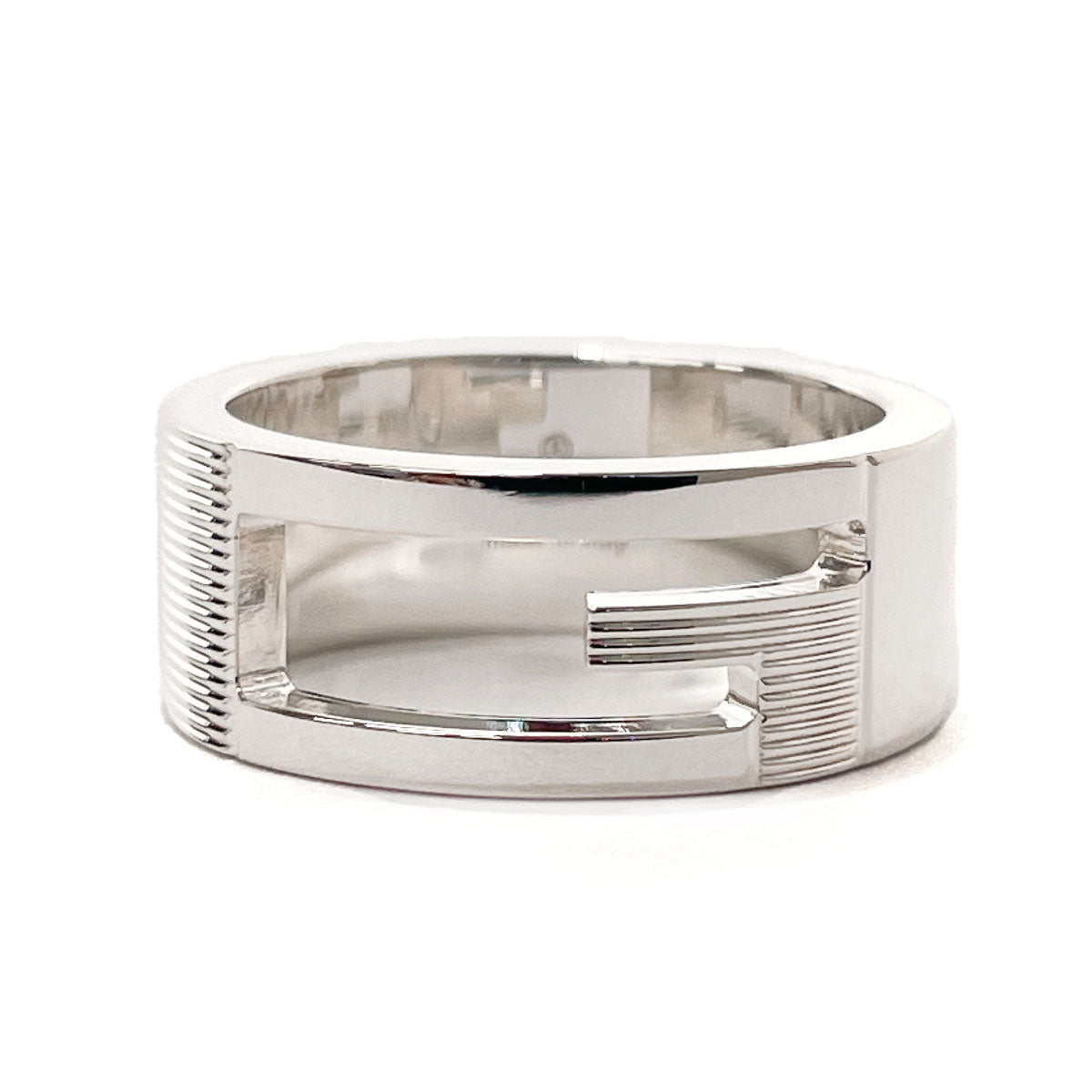 Gucci Ring Silver925 Silver Branded Cutout G