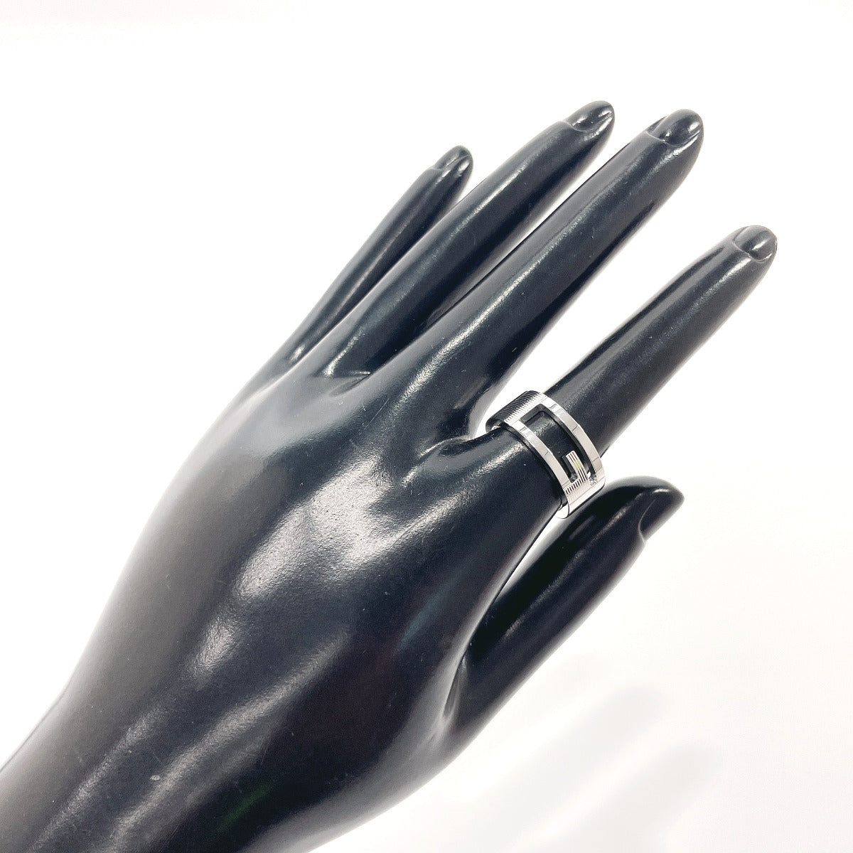 Gucci Ring Silver925 Silver Branded Cutout G