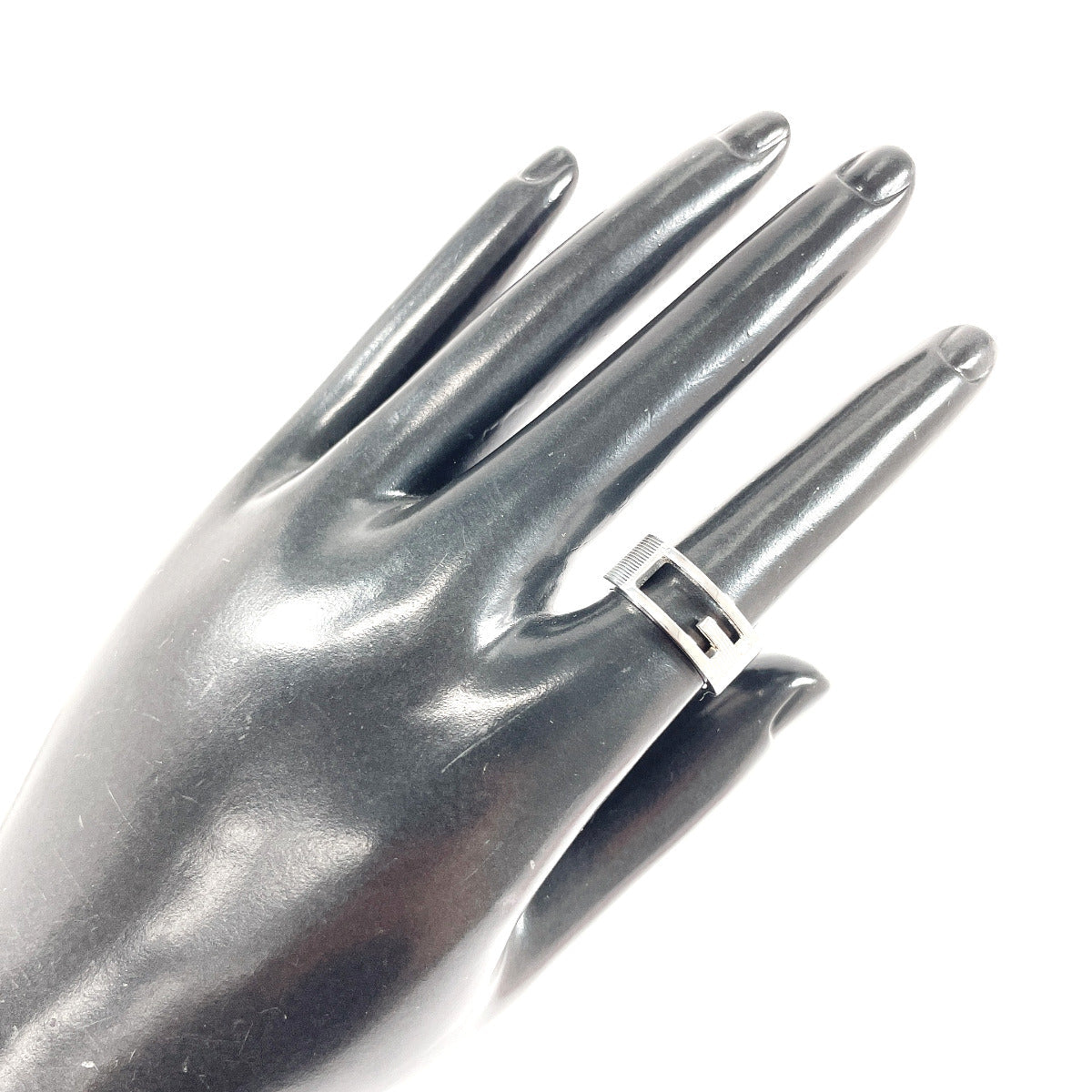 Gucci Ring Silver925 Silver Branded Cutout G