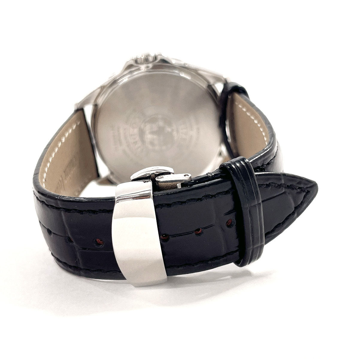 Citizen Watches Solar Powered Radio Watch H145-S073545 Stainless Steel , Leather Silver Eco Drive