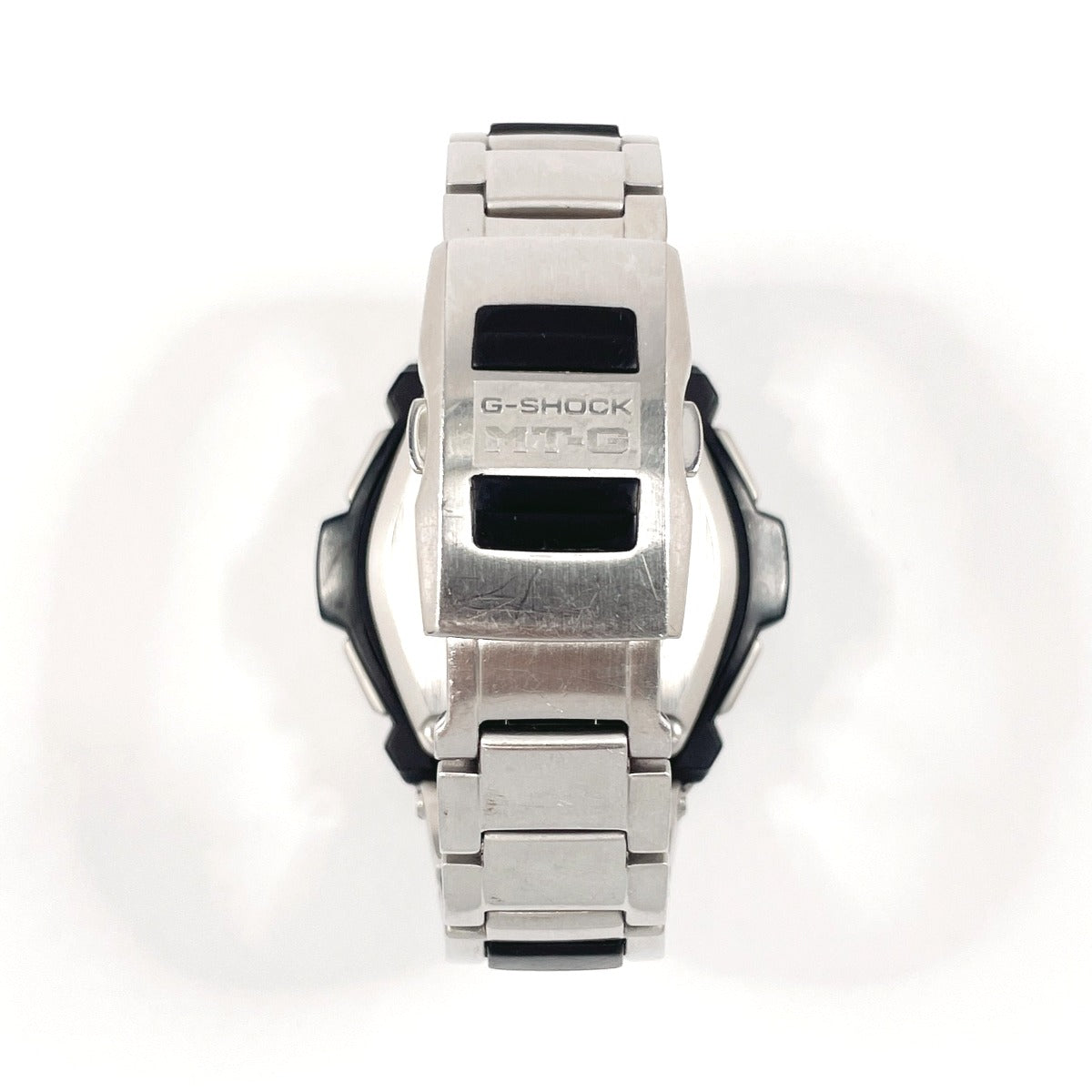 Casio Watches Quartz Mtg-1200 Stainless Steel Stainless Steel Black G-Shock Black Dial Mens