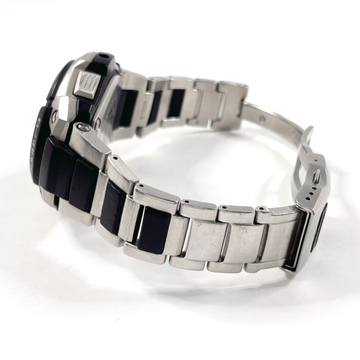 Casio Watches Quartz Mtg-1200 Stainless Steel Stainless Steel Black G-Shock Black Dial Mens