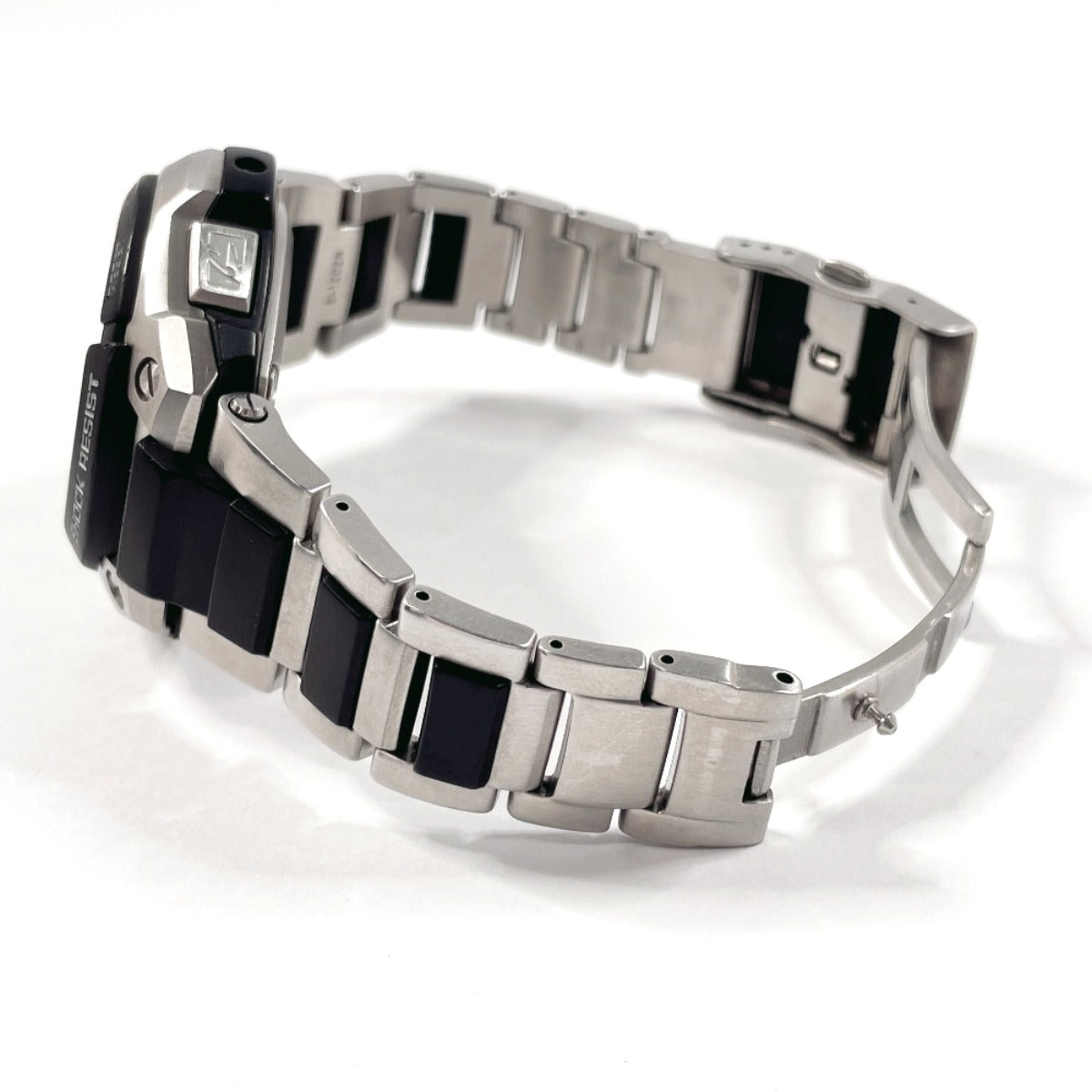Casio Watches Quartz Mtg-1200 Stainless Steel Stainless Steel Black G-Shock Black Dial Mens