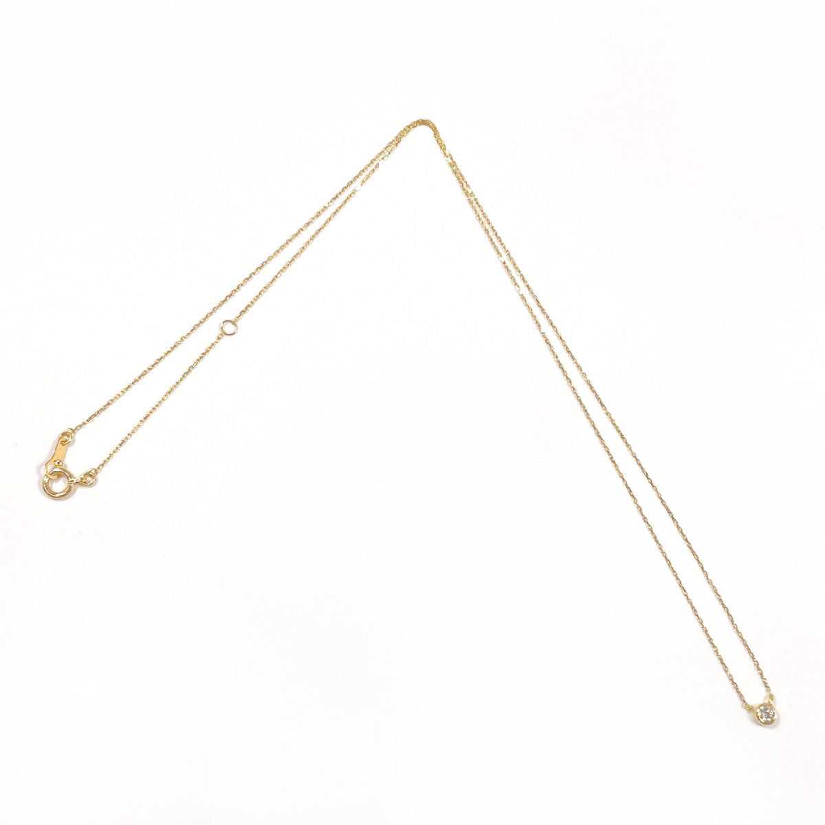 Ete Necklace K18 Yellow Gold, Diamond Gold Bright