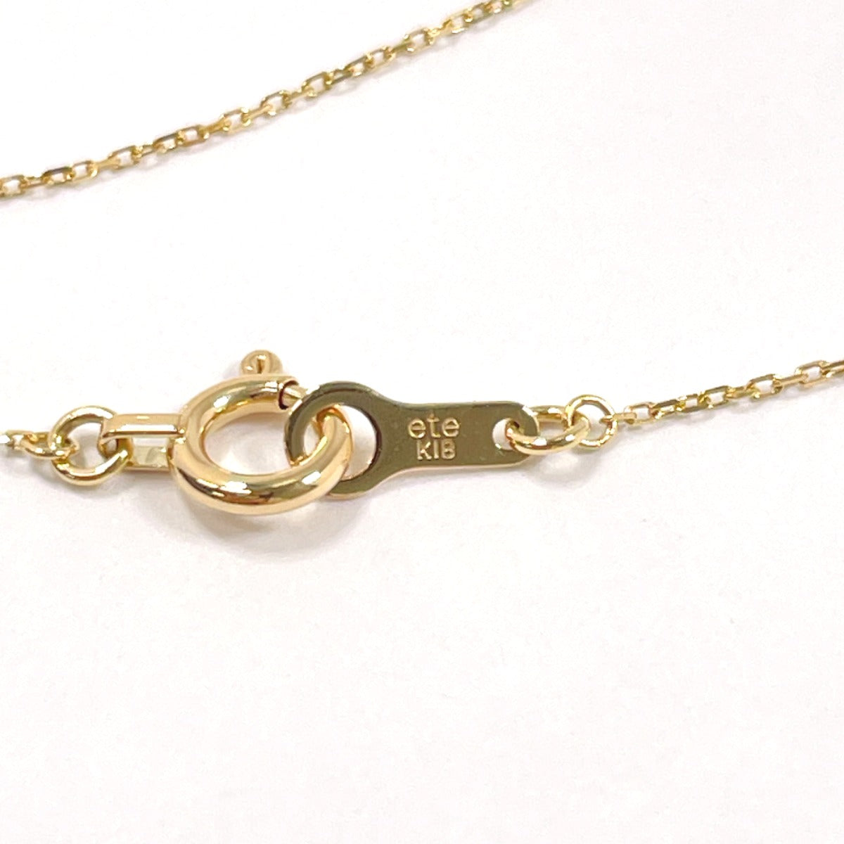 Ete Necklace K18 Yellow Gold, Diamond Gold Bright