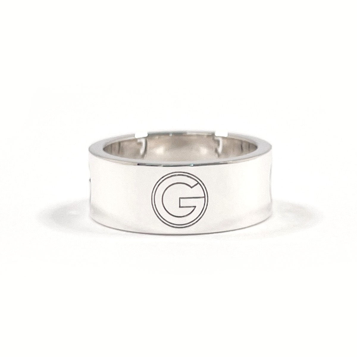 Gucci Ring Silver925 Silver Logo Cutout 16
