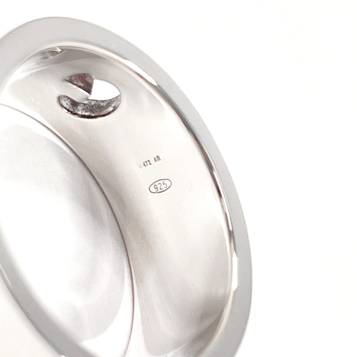 Gucci Ring Silver925 Silver Logo Cutout 16