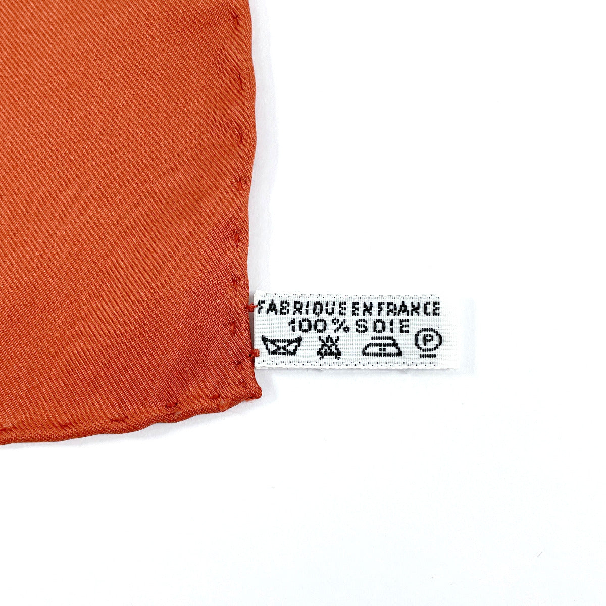 Hermes Scarf 100% Silk Brown Brides De Gara Carre 45 Women