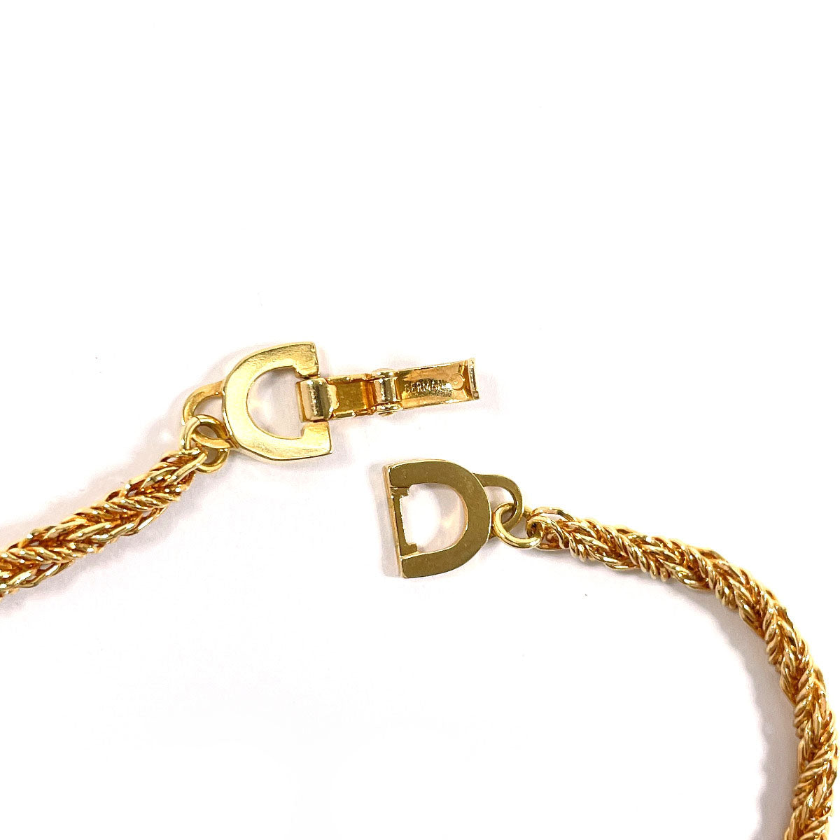 Christian Dior Bracelet Metal Gold Vintage Women