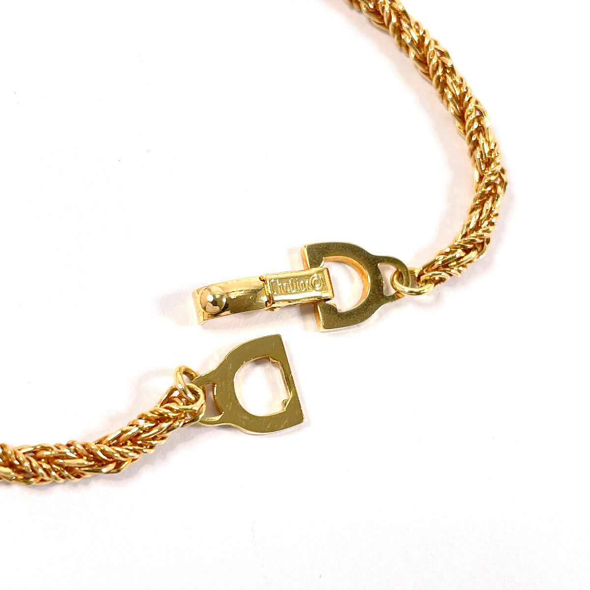 Christian Dior Bracelet Metal Gold Vintage Women