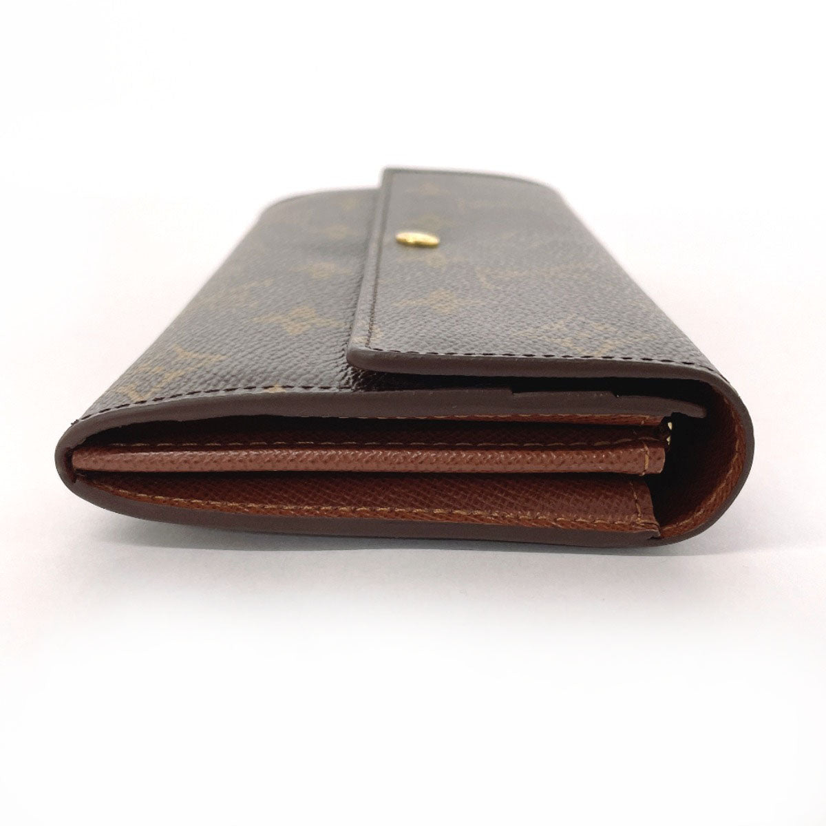 Louis Vuitton Long Wallet Purse M61734 Monogram Canvas Brown Portefeuille Sarah Unisex