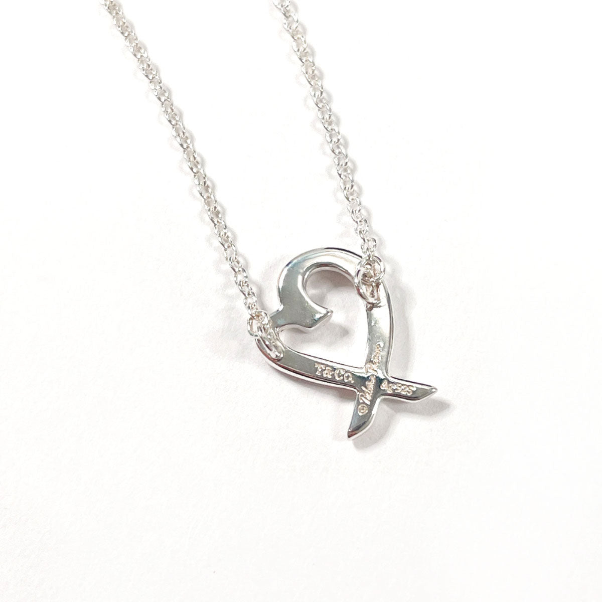 Tiffany&Co. Necklace Silver925 Silver Paloma Picasso Loving Heart Women