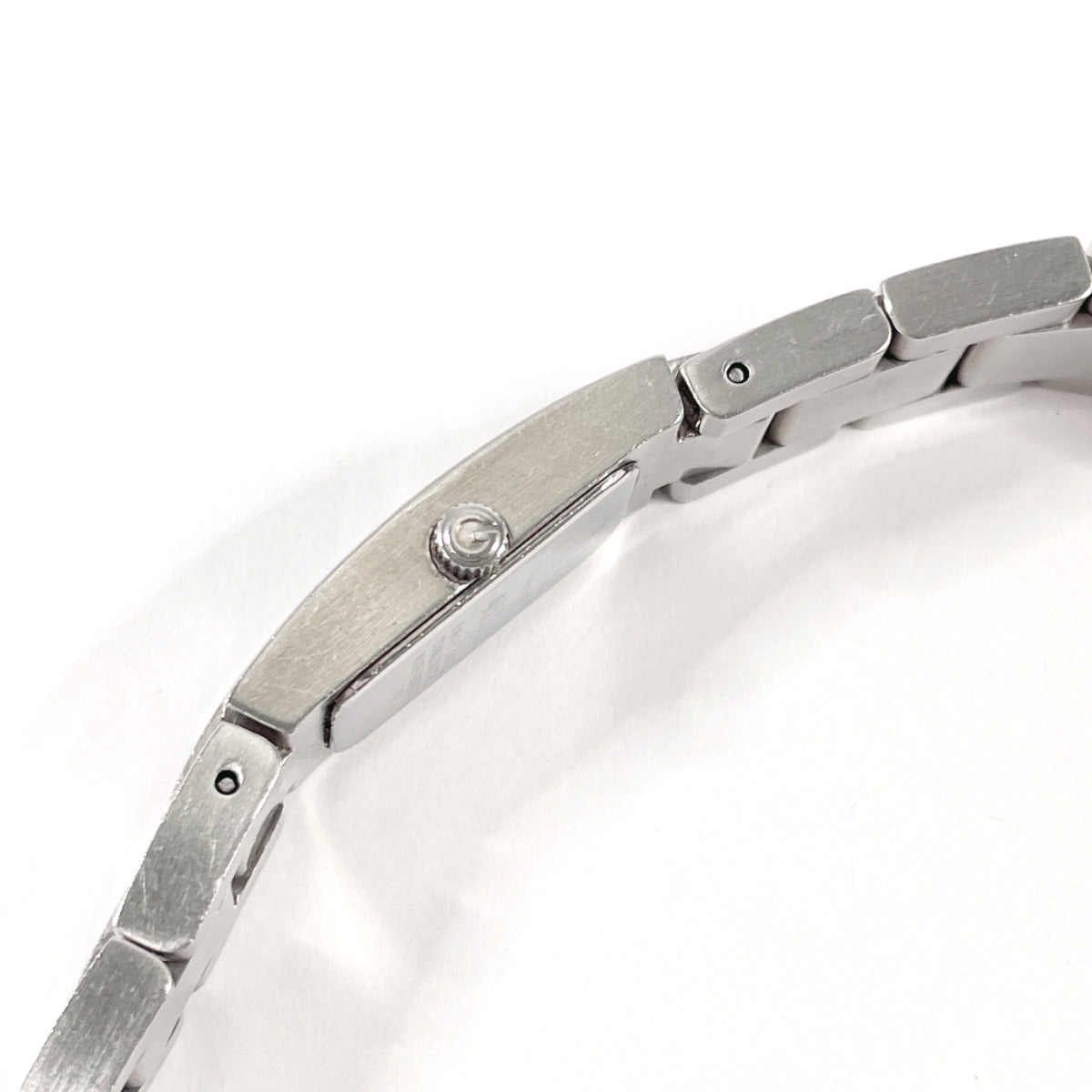 Gucci Watches Quartz 4600L Stainless Steel Silver Black Dial