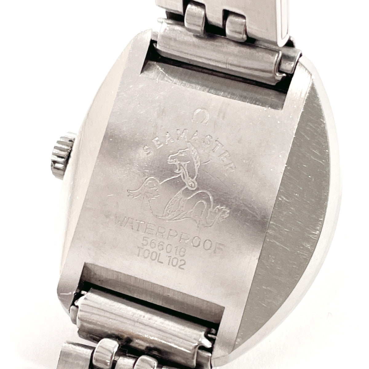 Omega Watches Hand Winding Stainless Steel Silver Cosmic Ladymatic Seamaster Silver Dial
