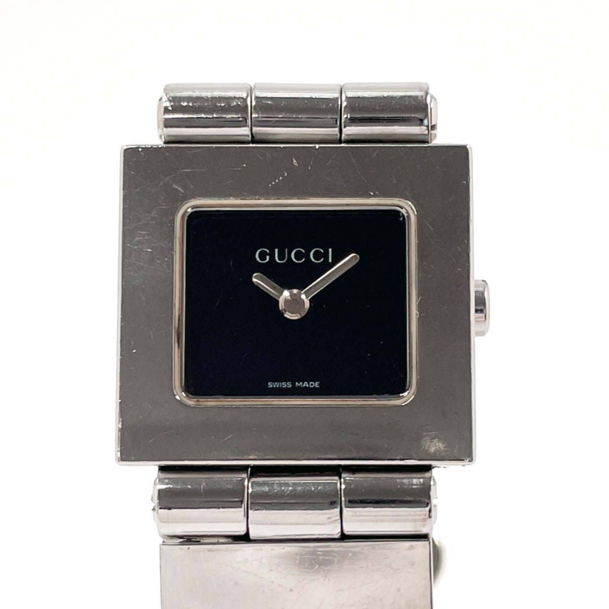 Gucci Watches Quartz 600L Stainless Steel Silver Black Dial