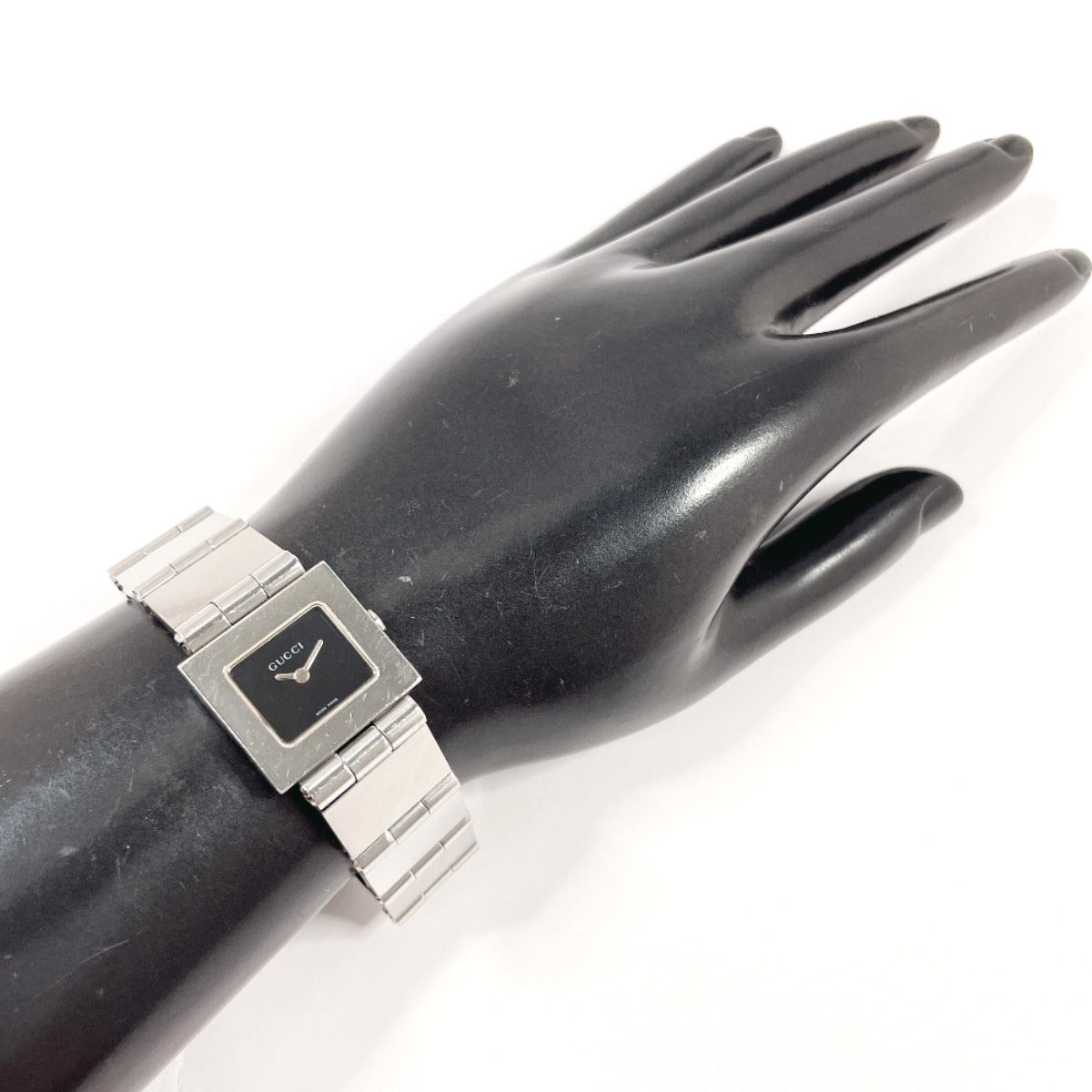 Gucci Watches Quartz 600L Stainless Steel Silver Black Dial
