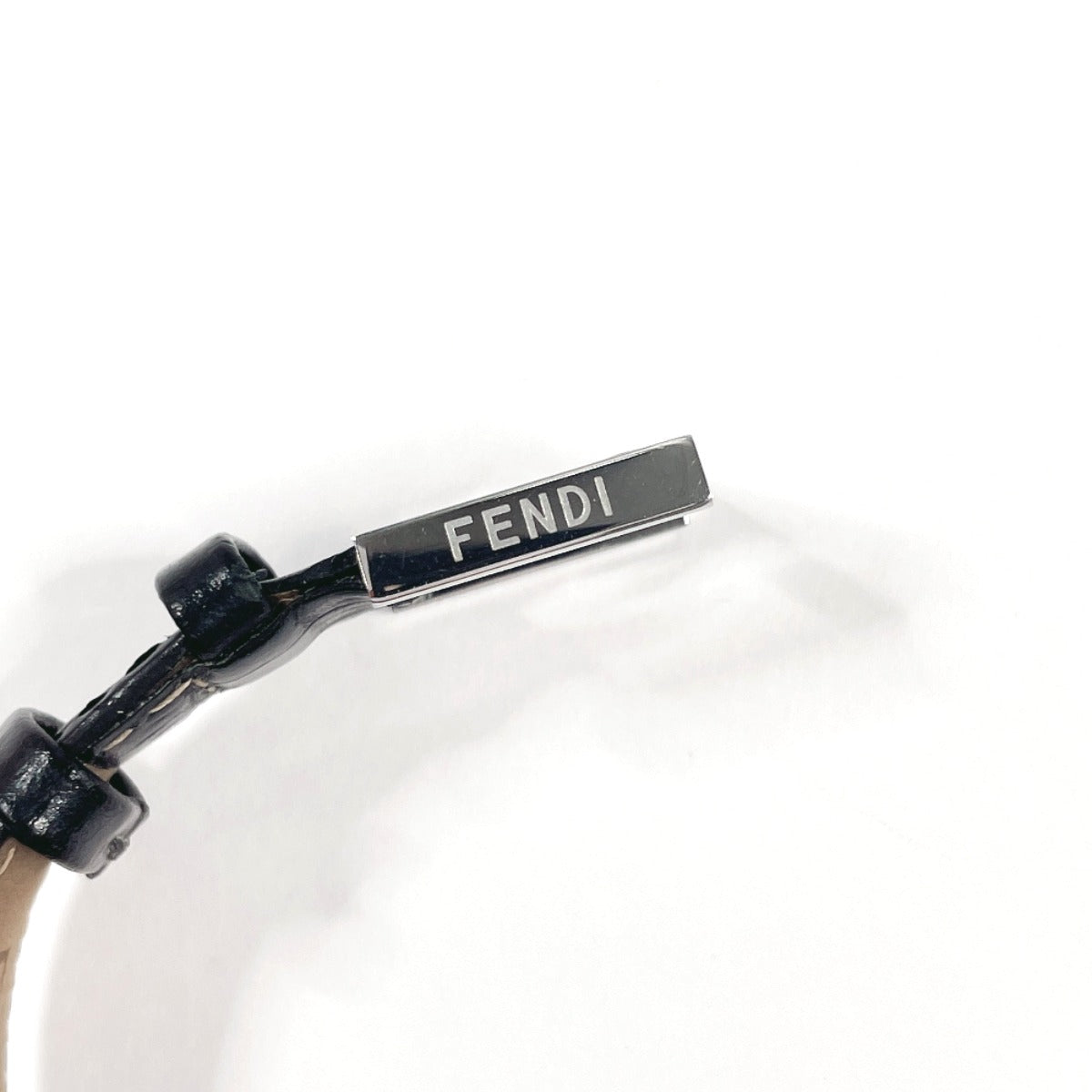 Fendi Watches Quartz 150-7000L-724 Stainless Steel , Leather Silver Classico Black Dial