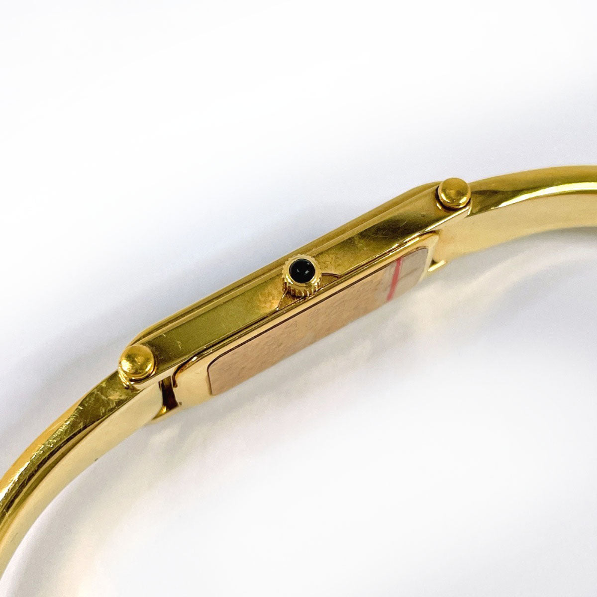 Gucci Watches Quartz 1500L Stainless Steel Gold Black Dial