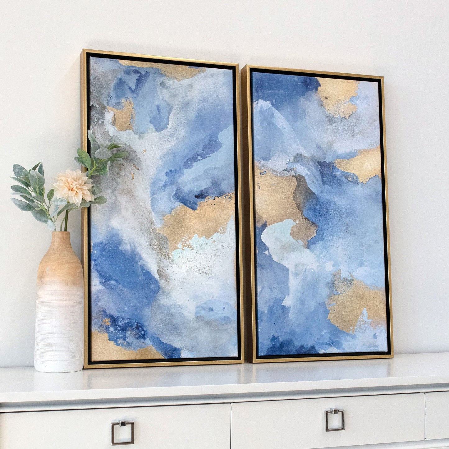 Fall Into Light No. 1 & 2 - Canvas Print Set By