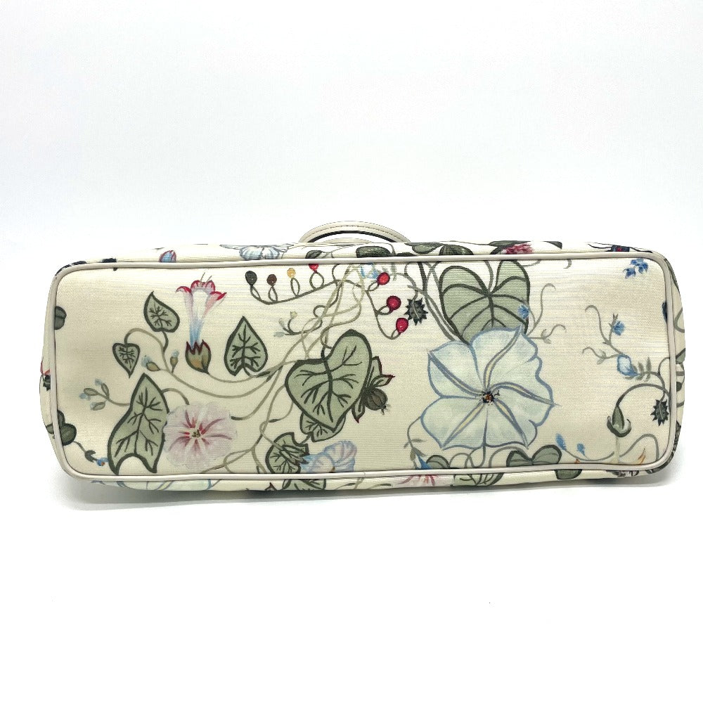 Gucci Shoulder Bag 353437 Leather / Pvc Ivoryx Multicolor Bag 2Way Tote Bag Flora Floral Pattern