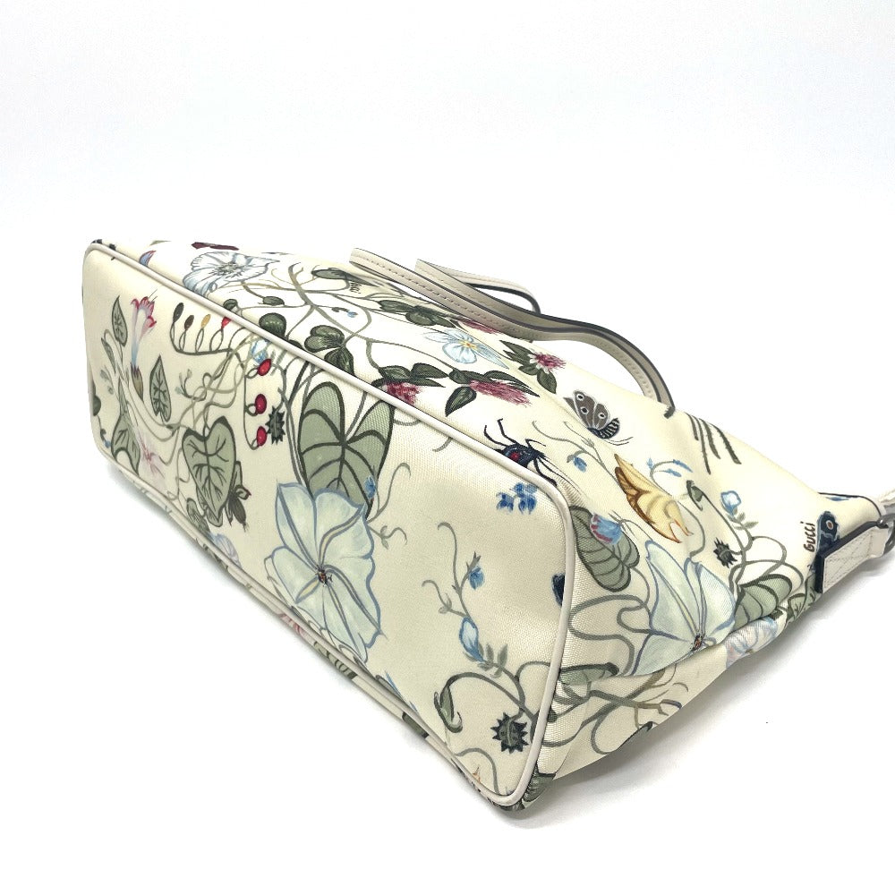 Gucci Shoulder Bag 353437 Leather / Pvc Ivoryx Multicolor Bag 2Way Tote Bag Flora Floral Pattern