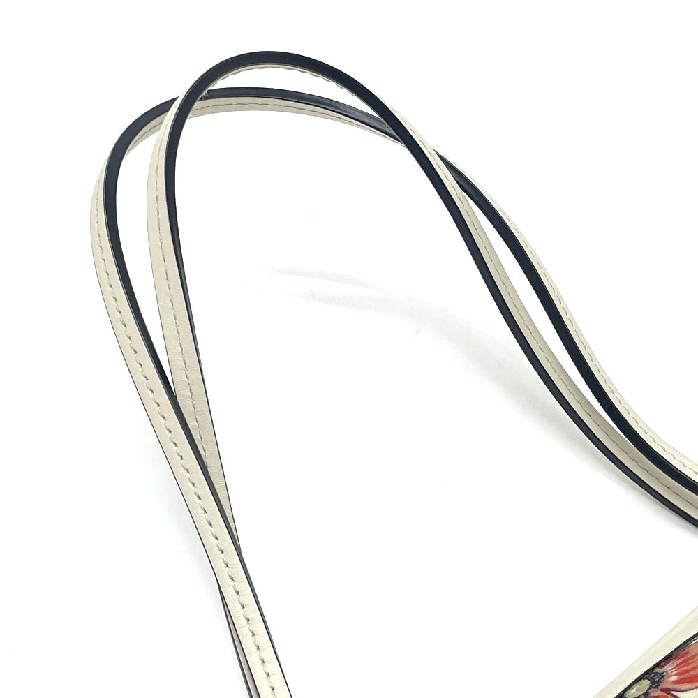 Gucci Shoulder Bag 353437 Leather / Pvc Ivoryx Multicolor Bag 2Way Tote Bag Flora Floral Pattern