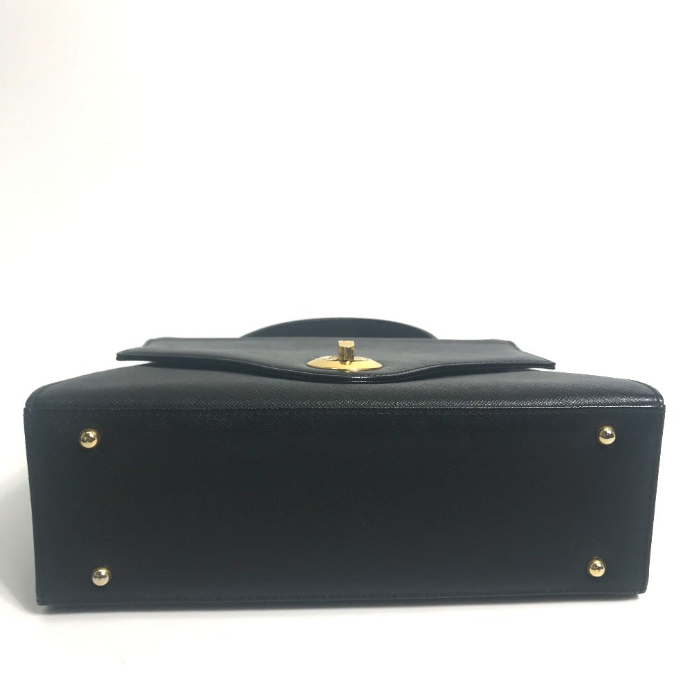 Givenchy Handbag Leather Black Shoulder Bag Vintage Unisex(Unisex)