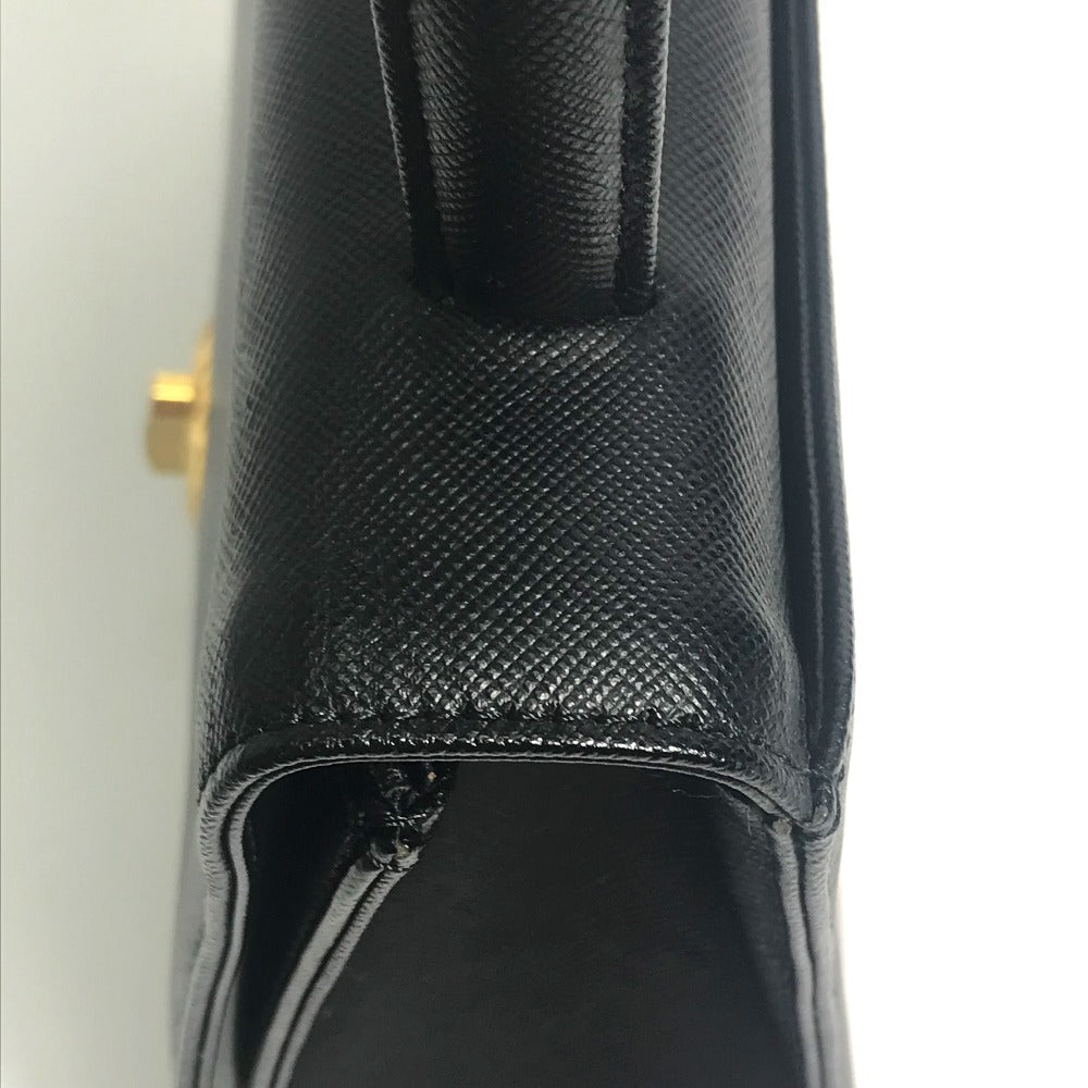 Givenchy Handbag Leather Black Shoulder Bag Vintage Unisex(Unisex)