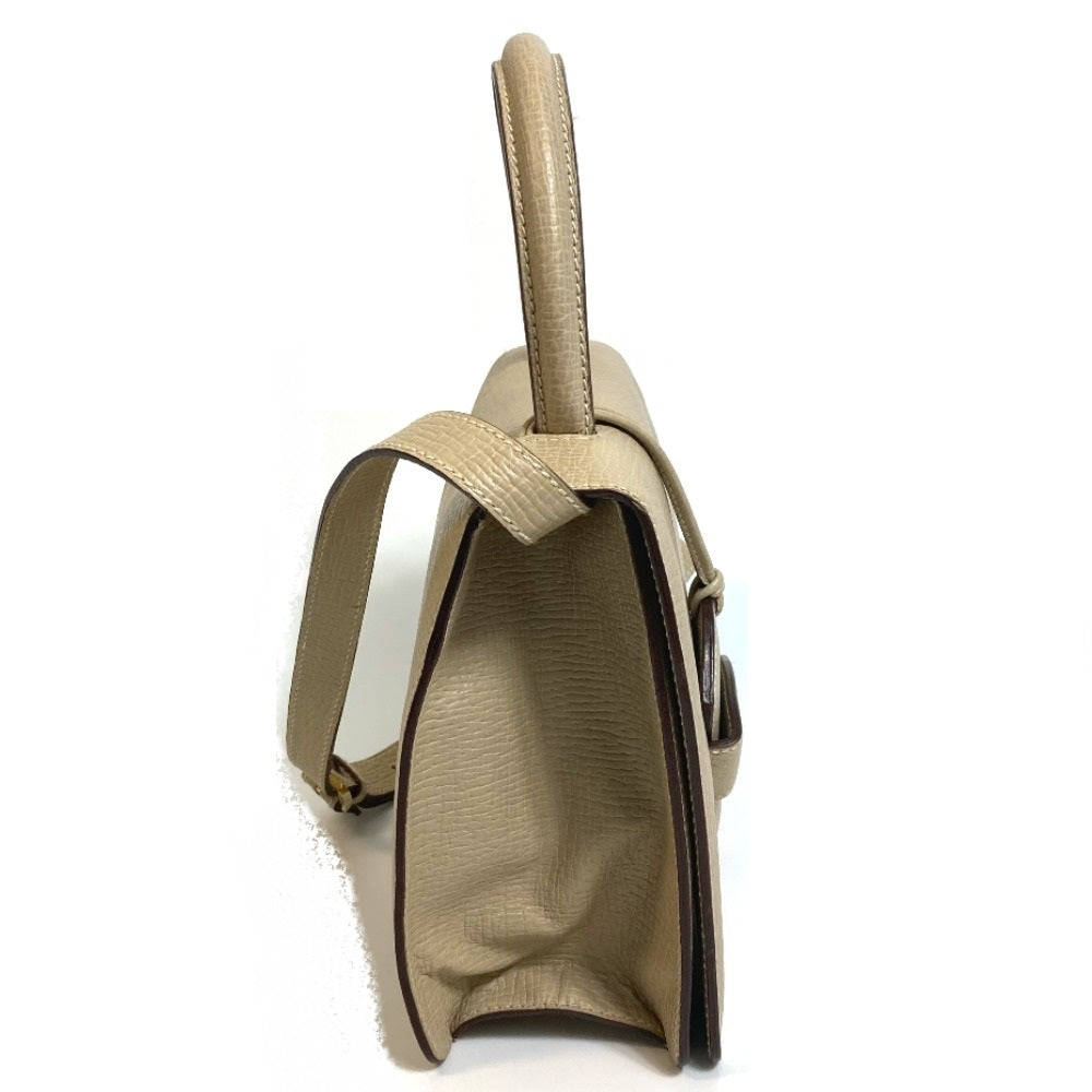 Loewe Handbag Leather Beige Barcelona Women