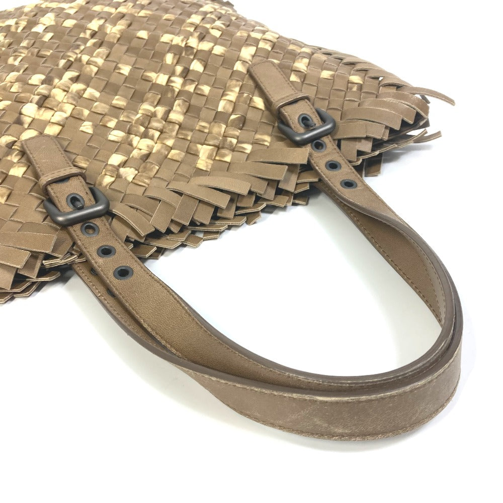 Bottegaveneta Tote Bag 239898 Leather Beige Intrecciato Mens