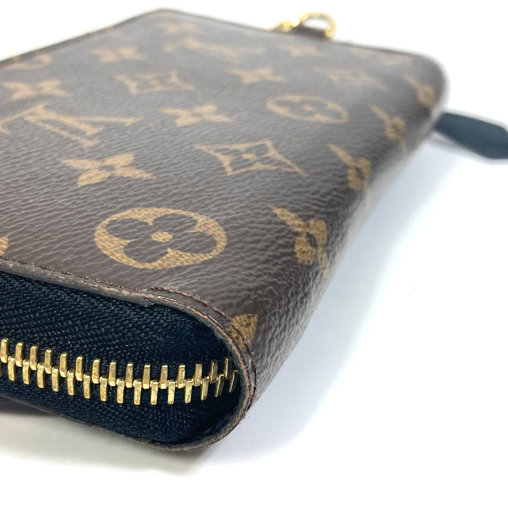 Louis Vuitton Long Wallet Purse M68796 Monogram Reverse Canvas Brown Monogram Reverse Zippy Wallet