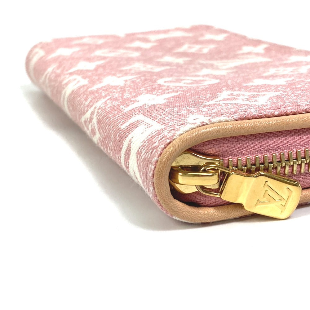 Louis Vuitton Long Wallet Purse M81182 Monogram Denim Pink Monogram Denim Zippy Wallet Women