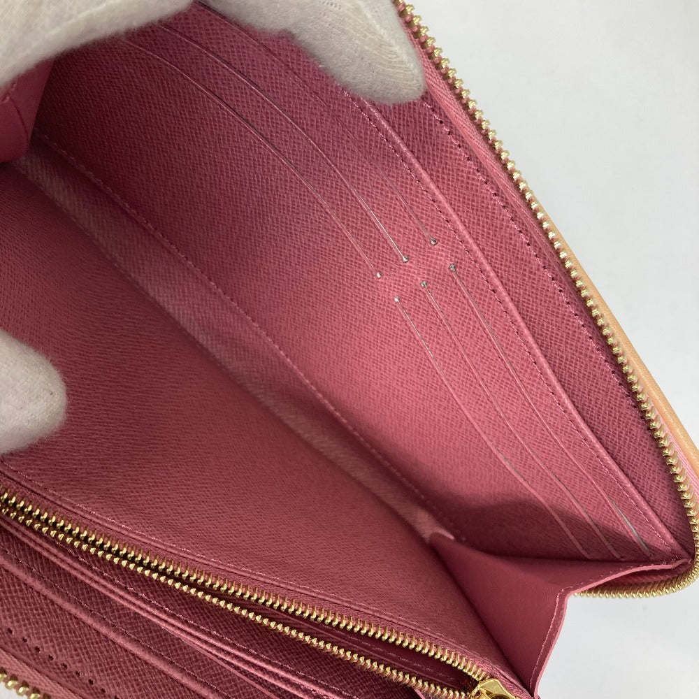 Louis Vuitton Long Wallet Purse M81182 Monogram Denim Pink Monogram Denim Zippy Wallet Women