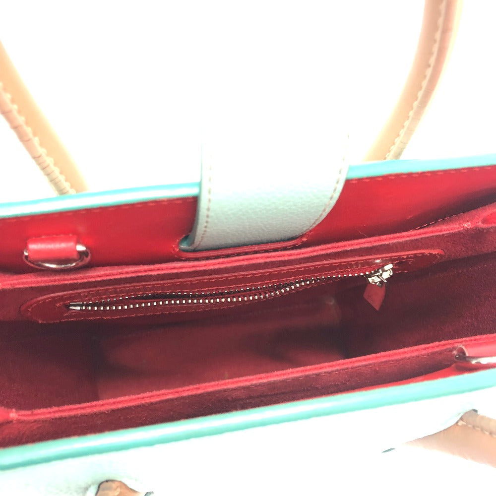 Christian Louboutin Handbag 1165026 Leather Blue Tote Bag Paloma Small Women