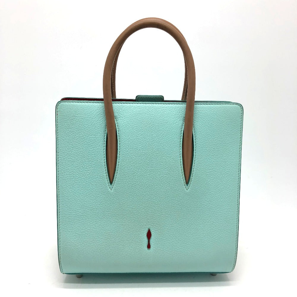 Christian Louboutin Handbag 1165026 Leather Blue Tote Bag Paloma Small Women